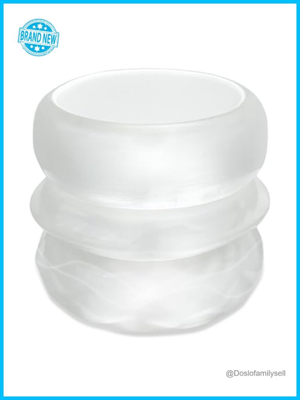 Acrylic Resin Bangle Bracelets, Oval Polished-Finish Chunky Wristbands,